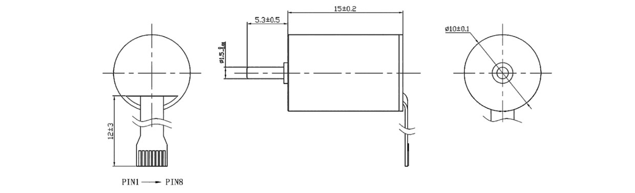 VEC-1015 Coreless motor design VEC-1015 Coreless motor design